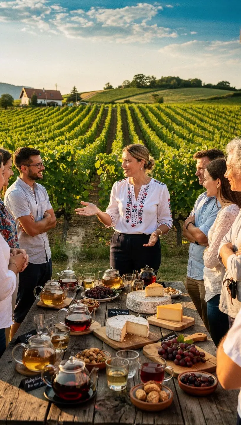 Információs grafika a különböző teafajták vérnyomásra gyakorolt hatásáról.